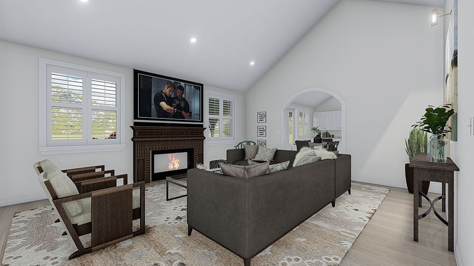 Ranch, Traditional Plan with 2428 Sq. Ft., 4 Bedrooms, 3 Bathrooms, 3 Car Garage Picture 28