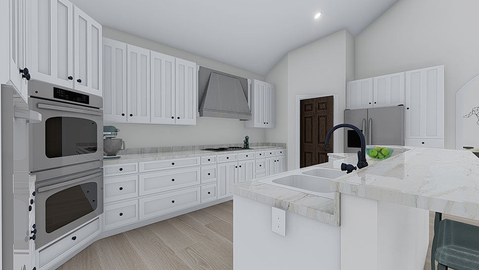 Ranch, Traditional Plan with 2428 Sq. Ft., 4 Bedrooms, 3 Bathrooms, 3 Car Garage Picture 36