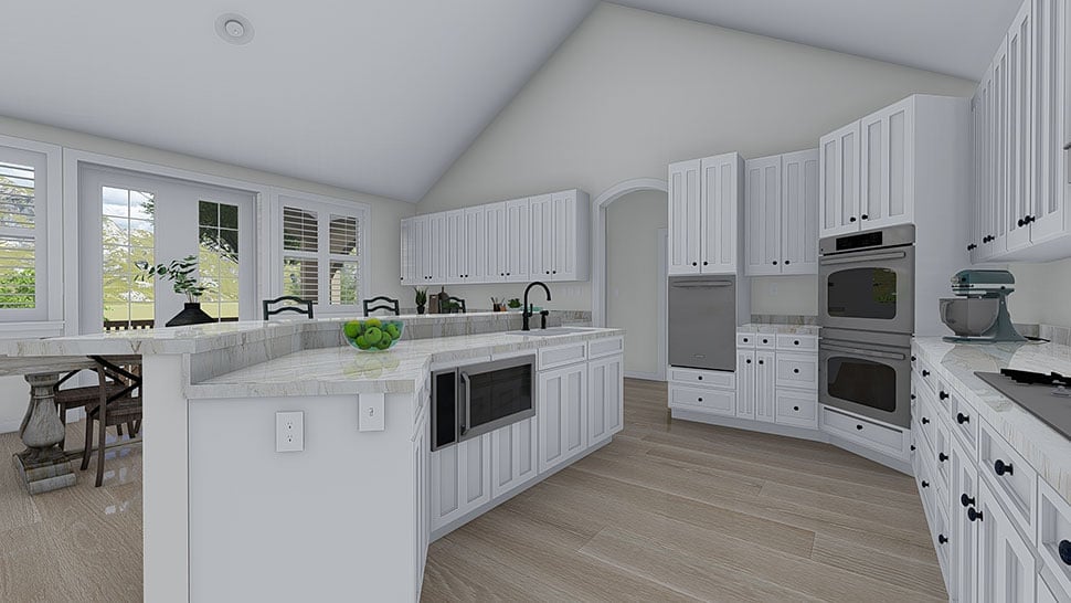 Ranch, Traditional Plan with 2428 Sq. Ft., 4 Bedrooms, 3 Bathrooms, 3 Car Garage Picture 38