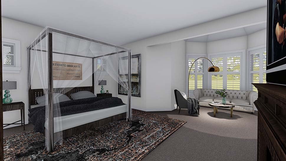 Ranch, Traditional Plan with 2428 Sq. Ft., 4 Bedrooms, 3 Bathrooms, 3 Car Garage Picture 45