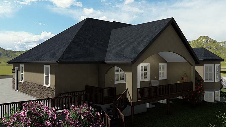 Ranch, Traditional Plan with 2428 Sq. Ft., 4 Bedrooms, 3 Bathrooms, 3 Car Garage Picture 6