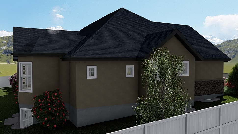 Ranch, Traditional Plan with 2428 Sq. Ft., 4 Bedrooms, 3 Bathrooms, 3 Car Garage Picture 8