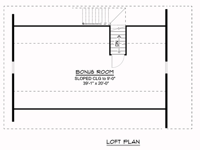 Garage Plan 50629 - 4 Car Garage Apartment Level Two