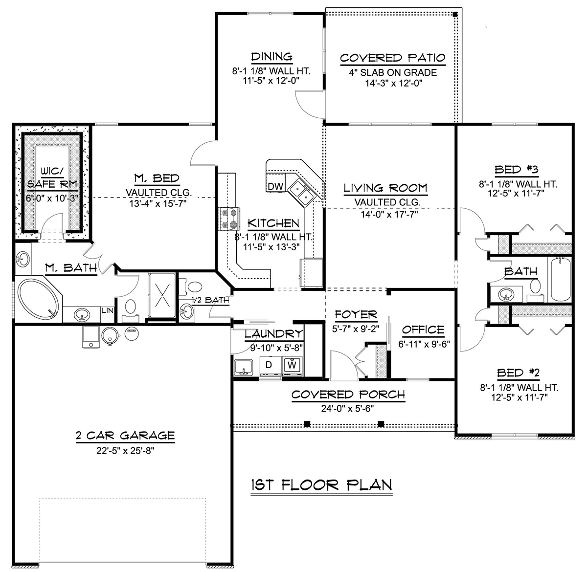 House Plan 50651 Level One