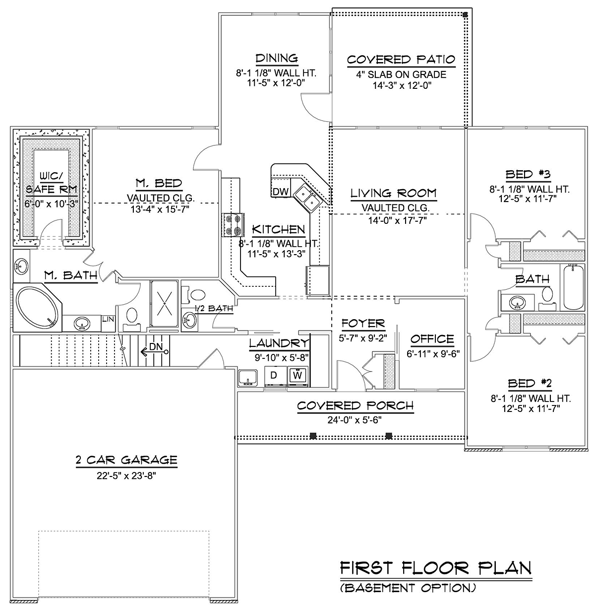 House Plan 50651 Alternate Level One