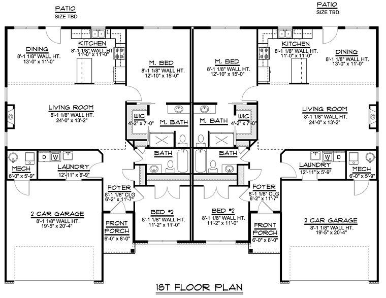 Multi-Family Plan 50723 Level One