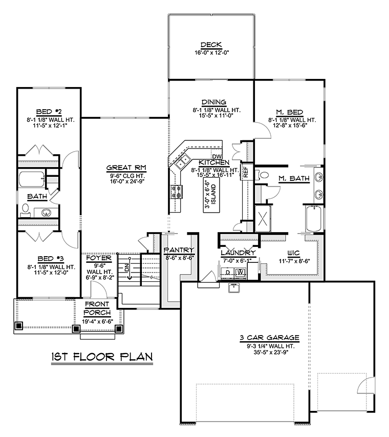 Plan 50754 | Craftsman Cottage House Plan or Bungalow Design