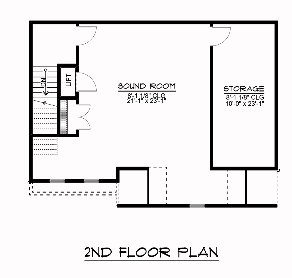 Garage Plan 50792 - 2 Car Garage Apartment Level Two
