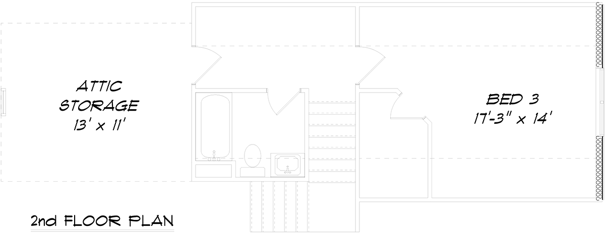 House Plan 50916 Level Two