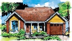 Plan 51024 - 1275 Square Feet