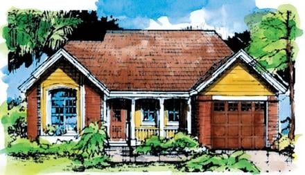 Plan 51024 - 1275 Square Feet