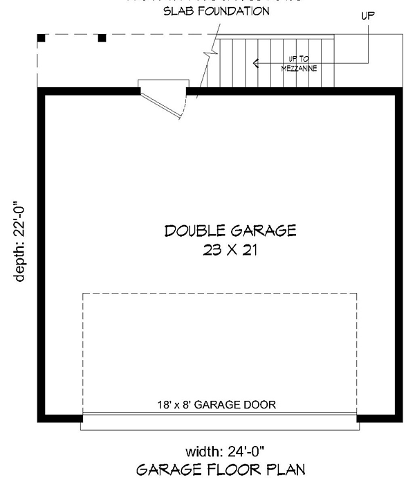 Garage Plan 51451 - 2 Car Garage Apartment Level One