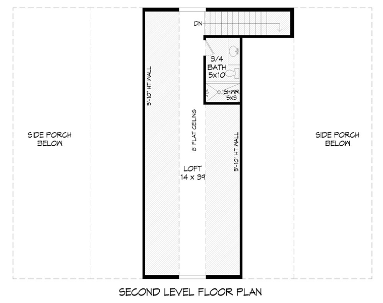 Garage Plan 51507 - 2 Car Garage Level Two