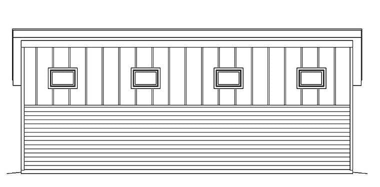 Modern Plan, 3 Car Garage Picture 3