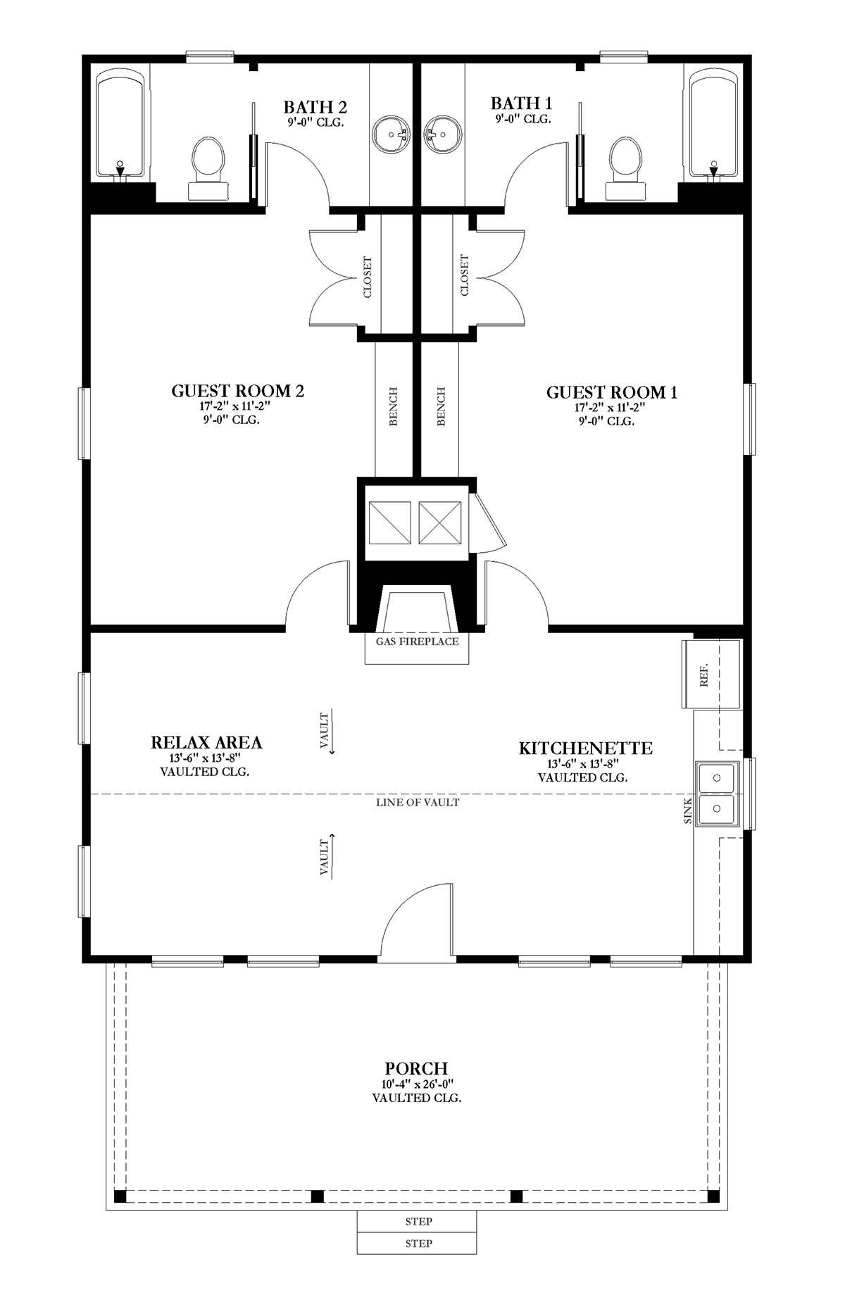 House Plan 51701 Level One