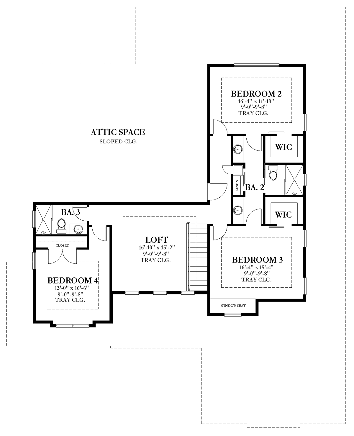 House Plan 51716 Level Two