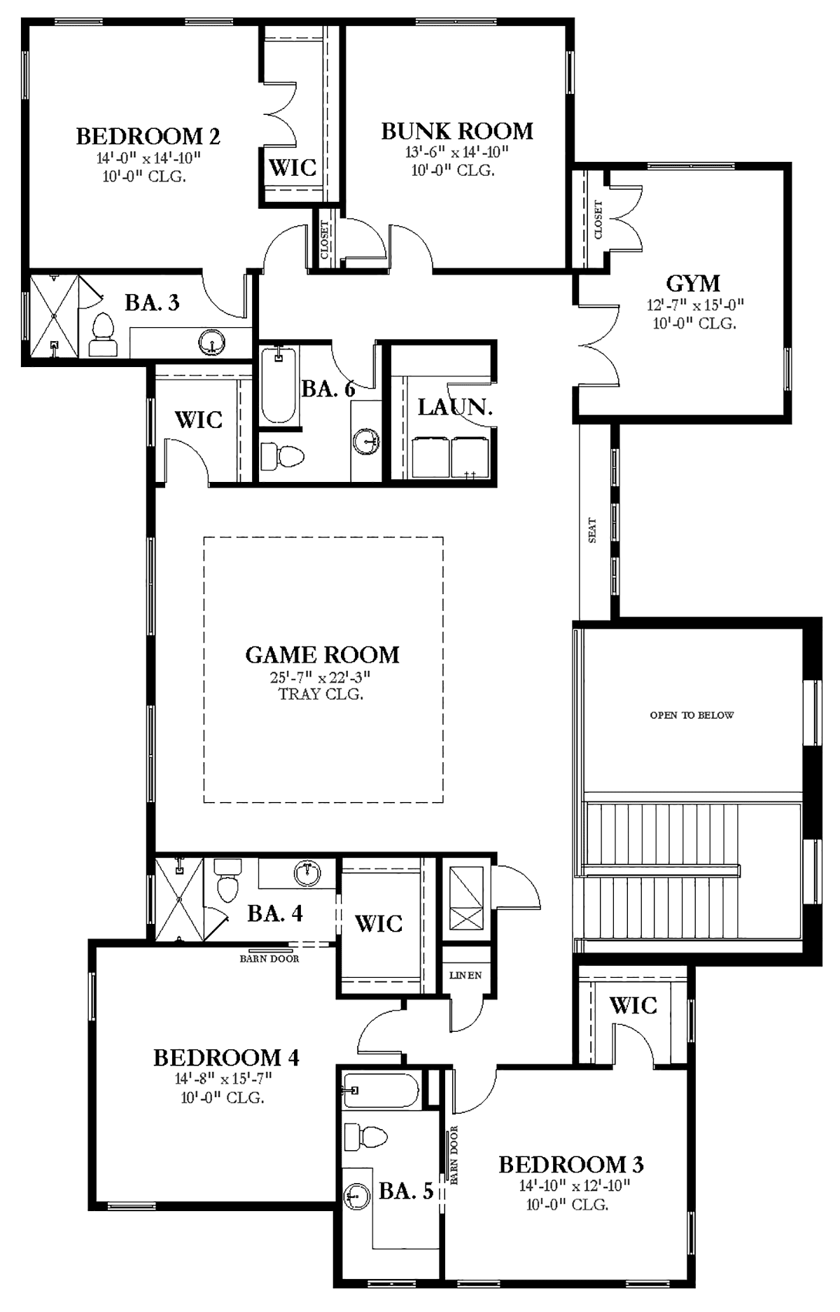 House Plan 51719 Level Two