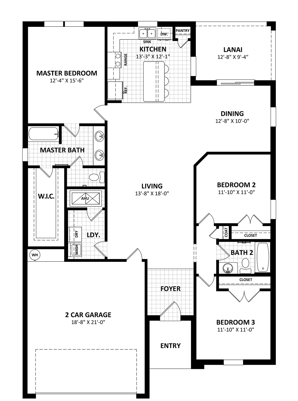 House Plan 51734 Level One