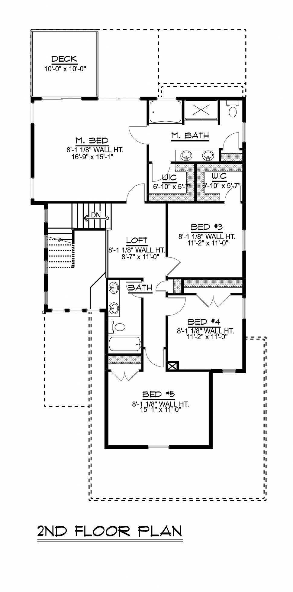 House Plan 51800 Level Two