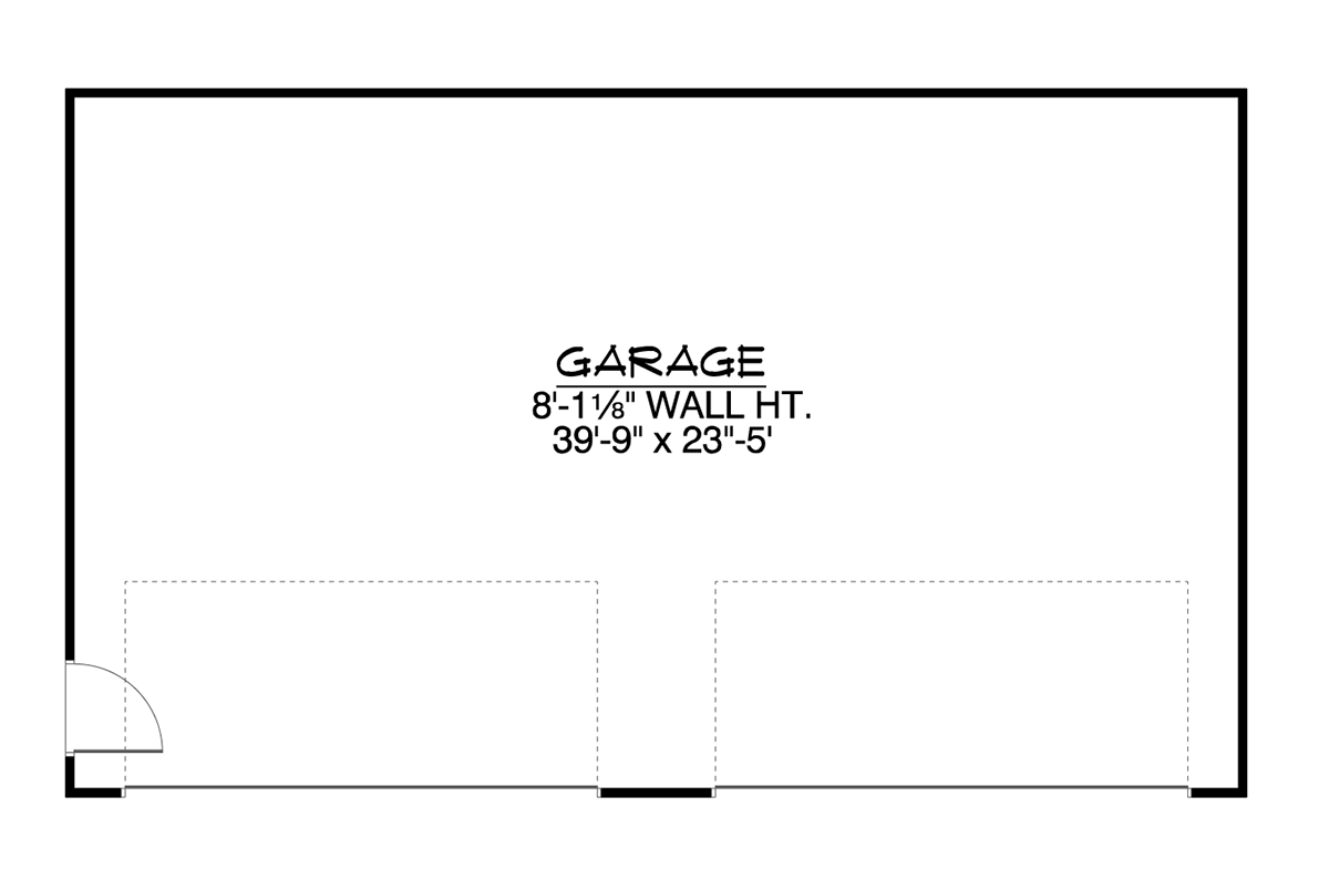 Garage Plan 51837 - 4 Car Garage Level One