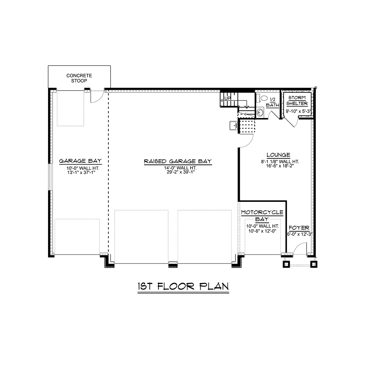 Garage Plan 51853 - 3 Car Garage Level One