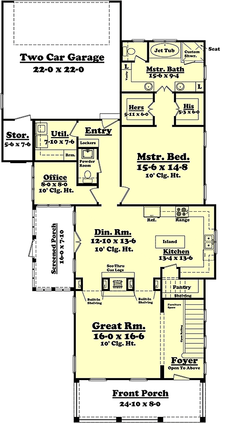First Level Plan