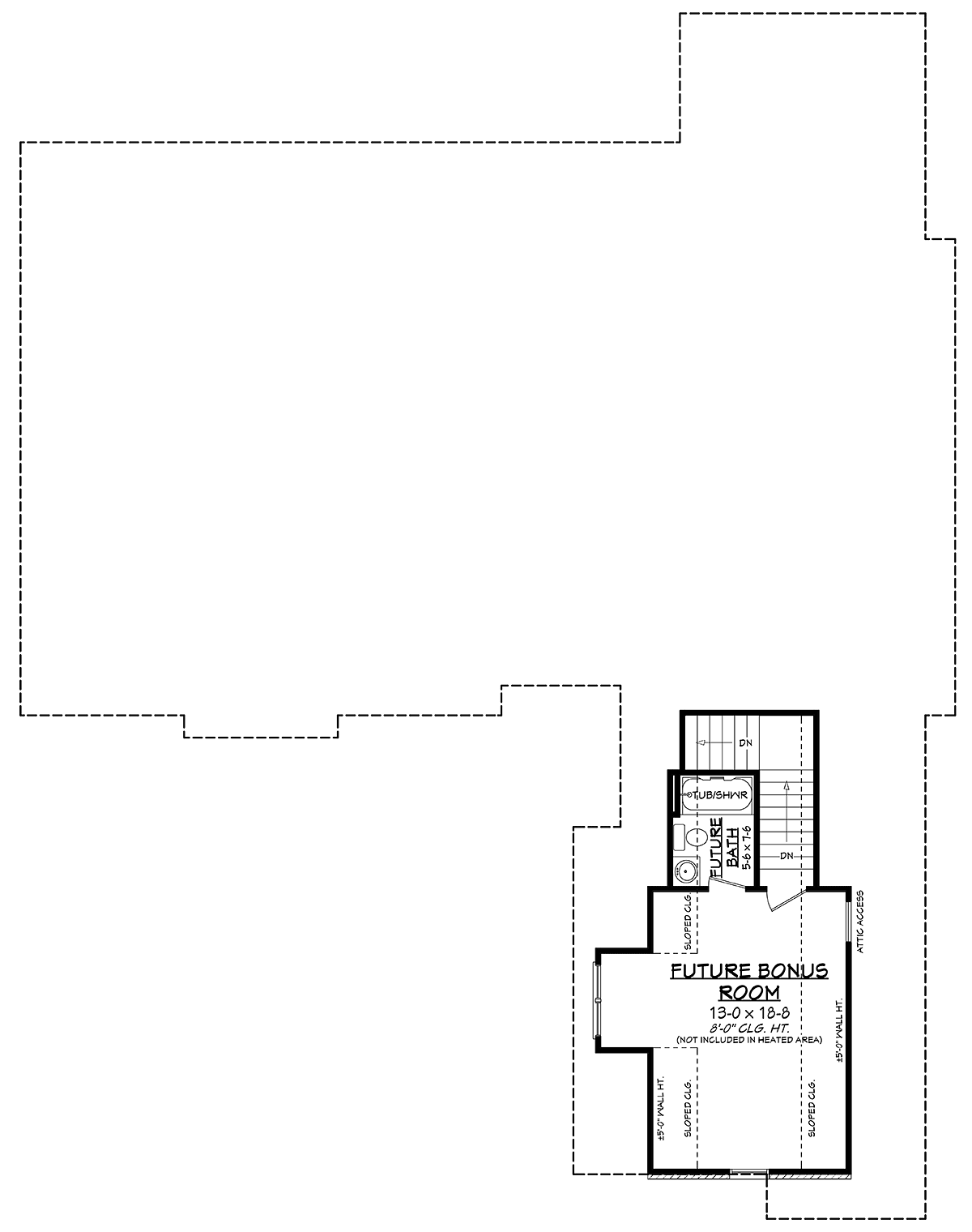 House Plan 51947 Level Two