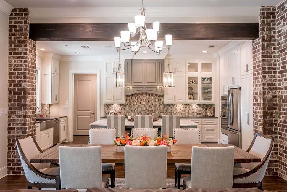 Country, European, French Country Plan with 2487 Sq. Ft., 3 Bedrooms, 2 Bathrooms, 2 Car Garage Picture 8