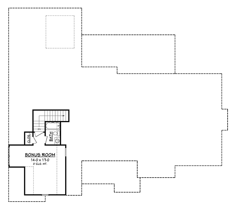 House Plan 51968 Level Two