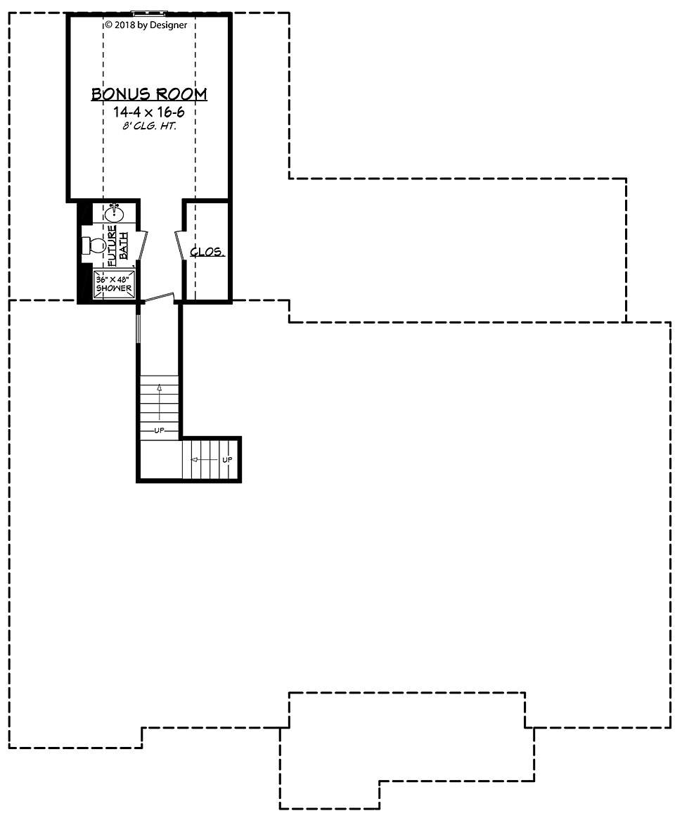 House Plan 51984 Level Two