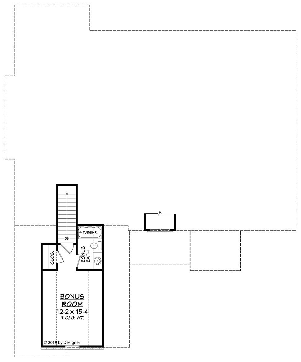 House Plan 51986 Level Two