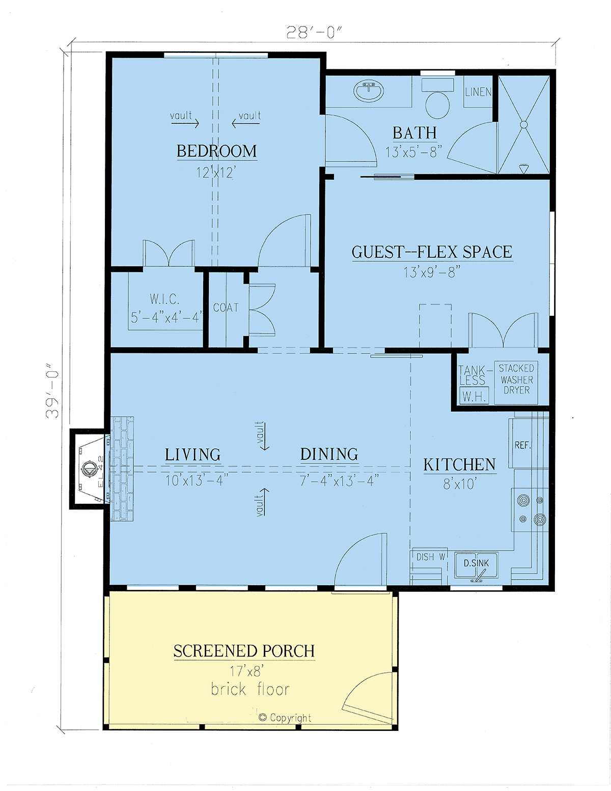 House Plan 52011 Level One