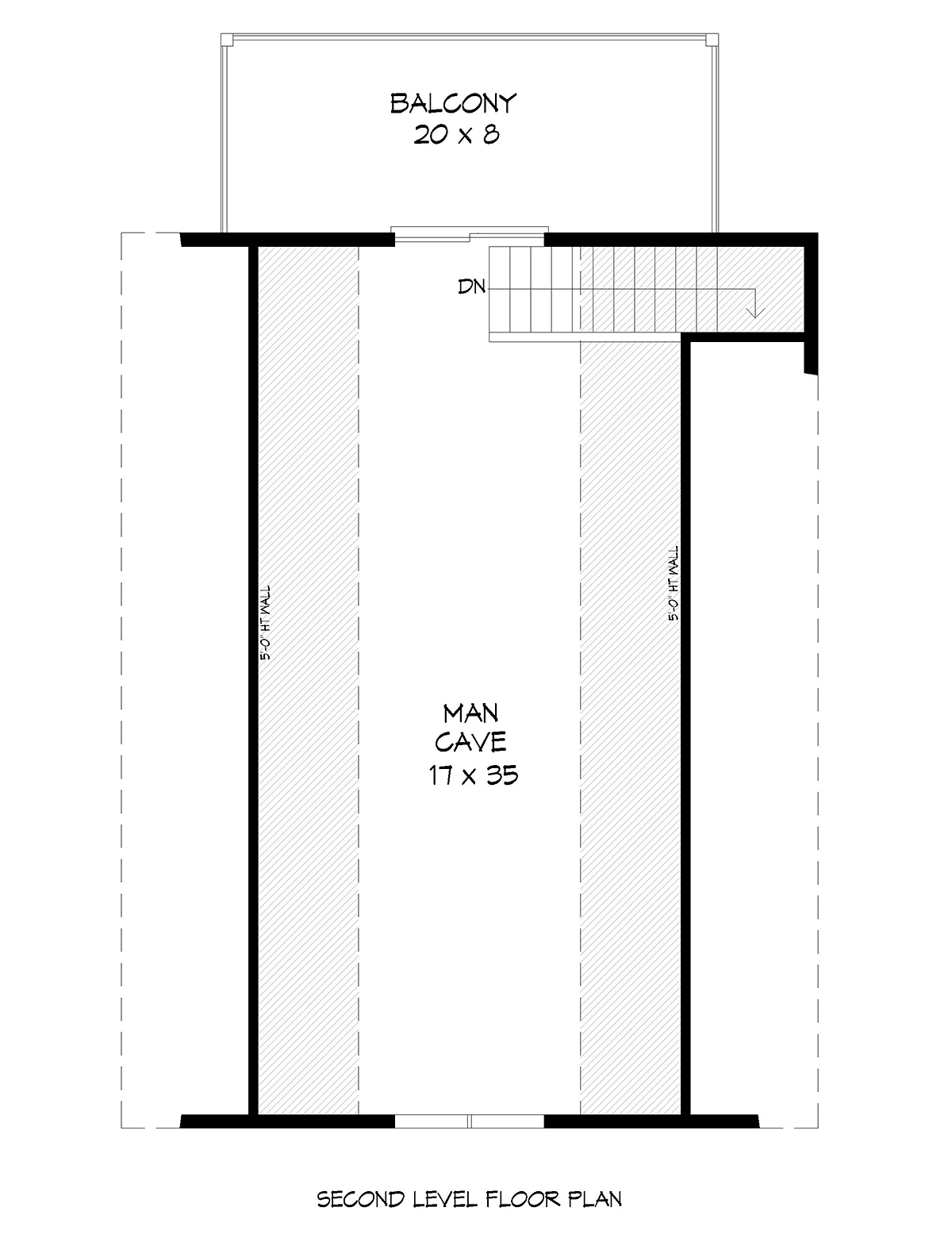 Garage Plan 52113 - 2 Car Garage Apartment Level Two