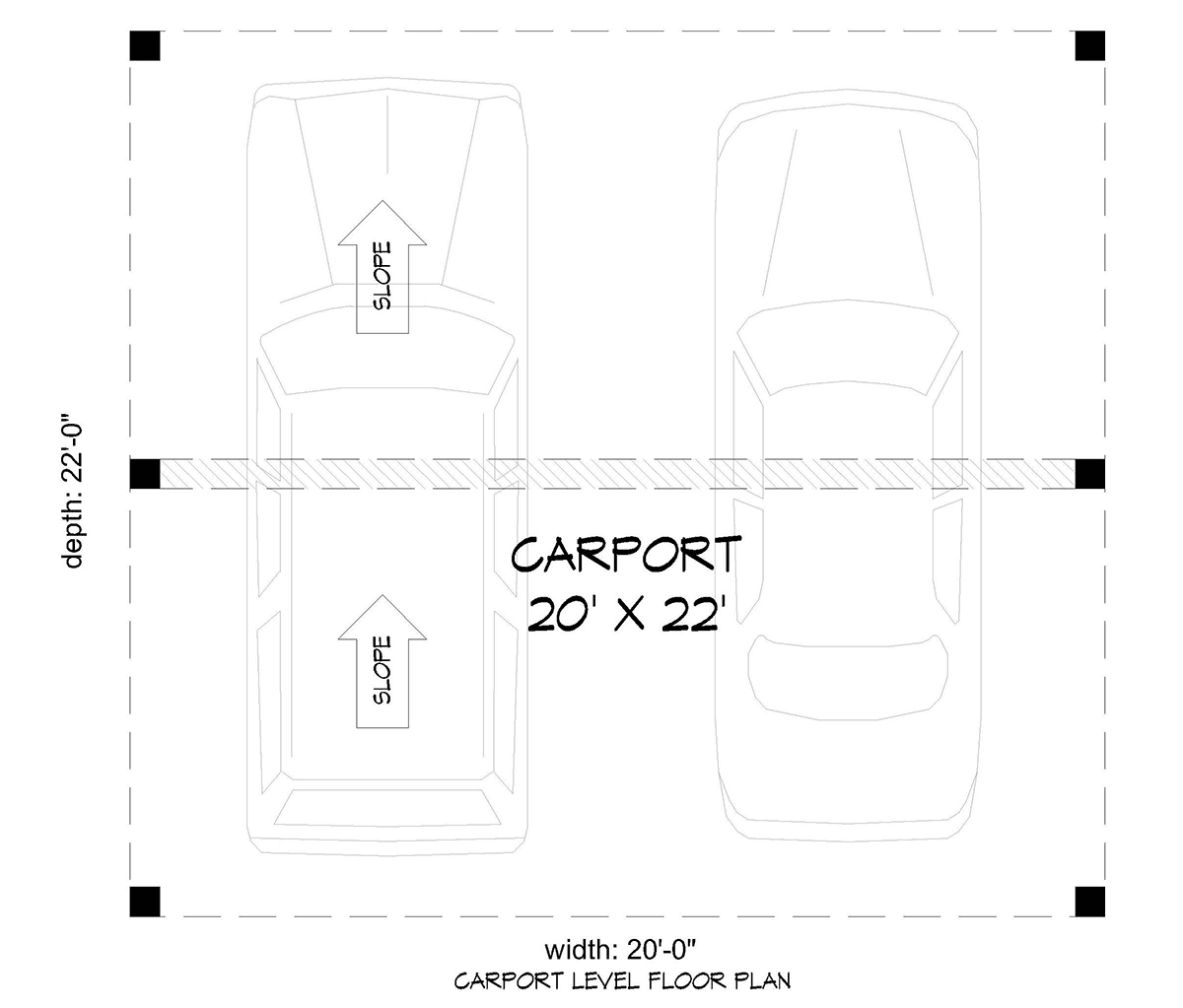 Garage Plan 52165 - 2 Car Garage Level One