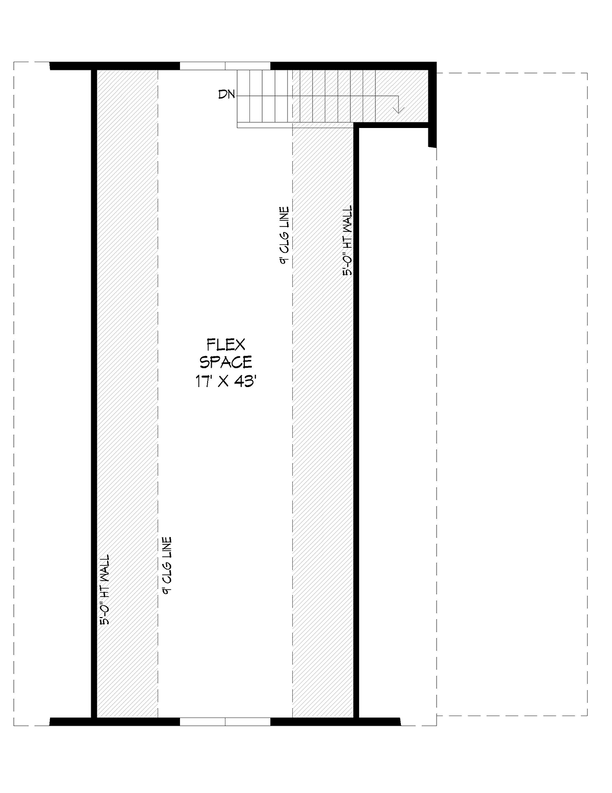 Garage Plan 52186 - 3 Car Garage Level Two