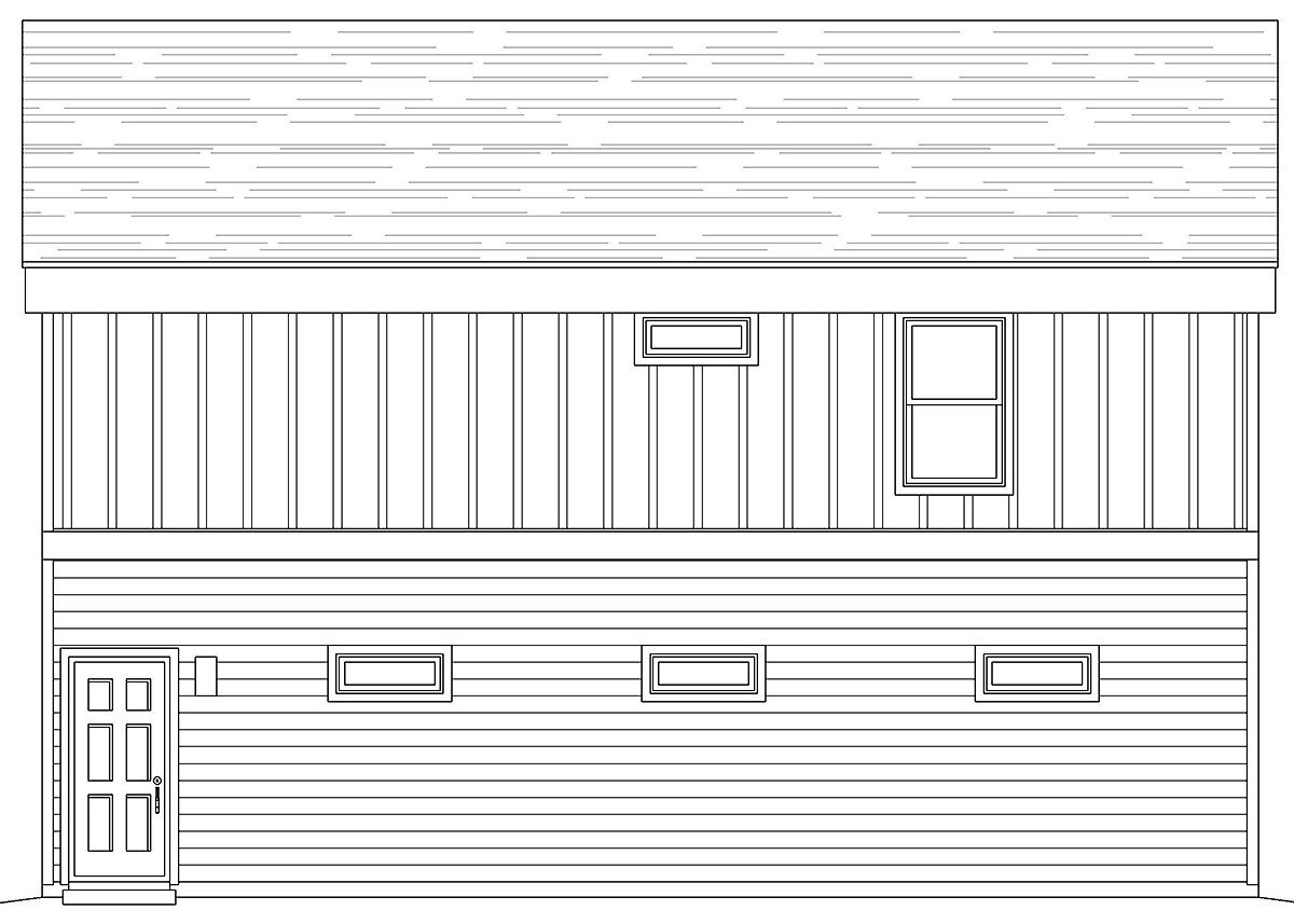 Plan 52198 | Modern Style with 2 Bed, 2 Bath, 3 Car Garage