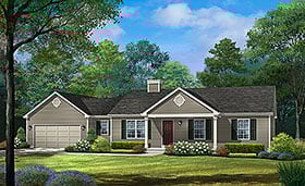 Plan 52211 - 1449 Square Feet