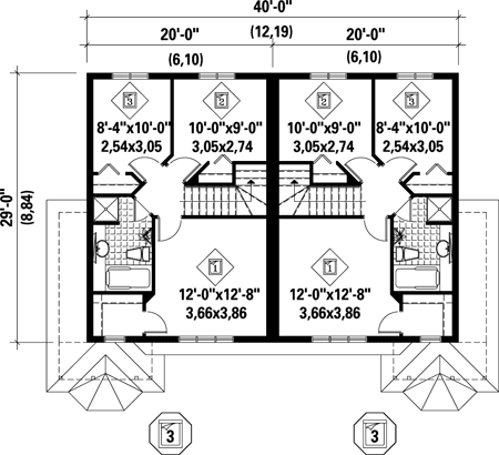 Multi-Family Plan 52424 Level Two