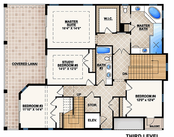 House Plan 52906 Level Two