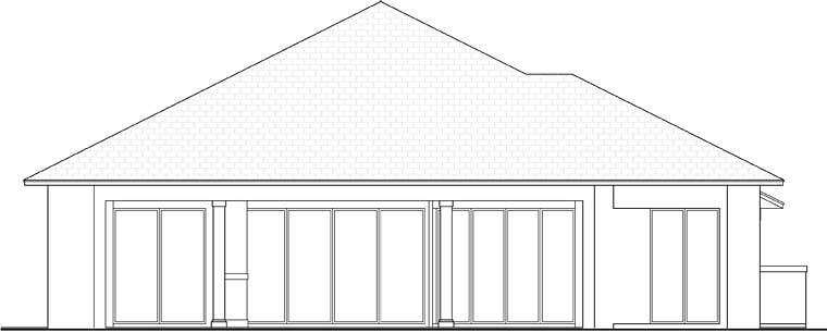 House Plan 52930 Rear Elevation