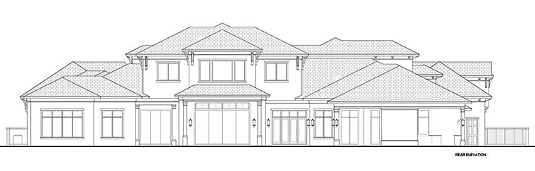 House Plan 52945 Rear Elevation