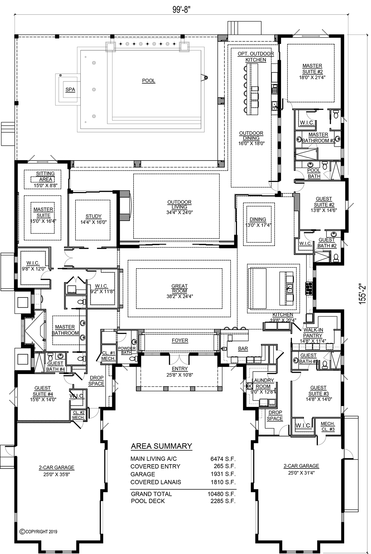 House Plan 52972 Level One