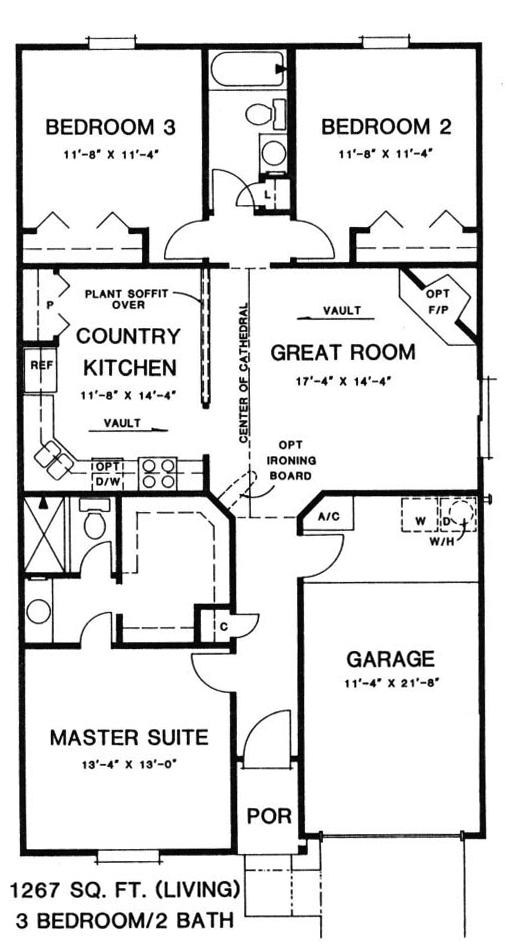 House Plan 53115 Level One