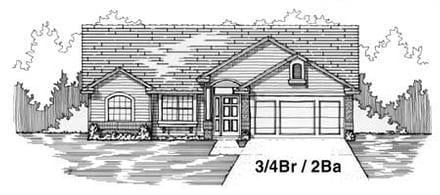 Plan 53245 - 1805 Square Feet