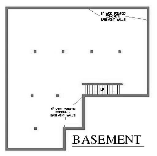 House Plan 53247 Lower Level