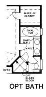 House Plan 53249 Alternate Level One