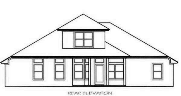 House Plan 53375 Rear Elevation