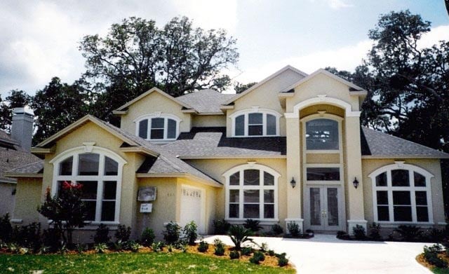 Plan with 3292 Sq. Ft., 5 Bedrooms, 3 Bathrooms, 2 Car Garage Elevation