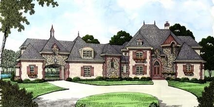Plan 53744 - 5087 Square Feet