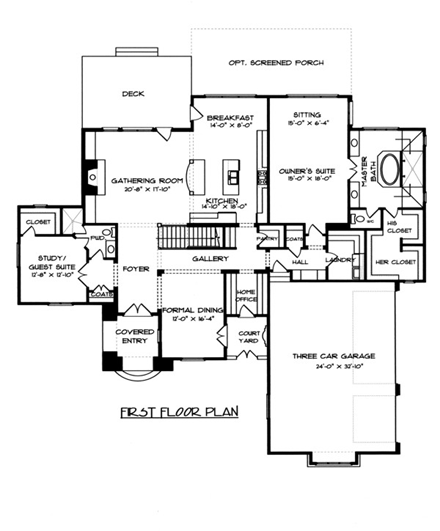 First Level Plan